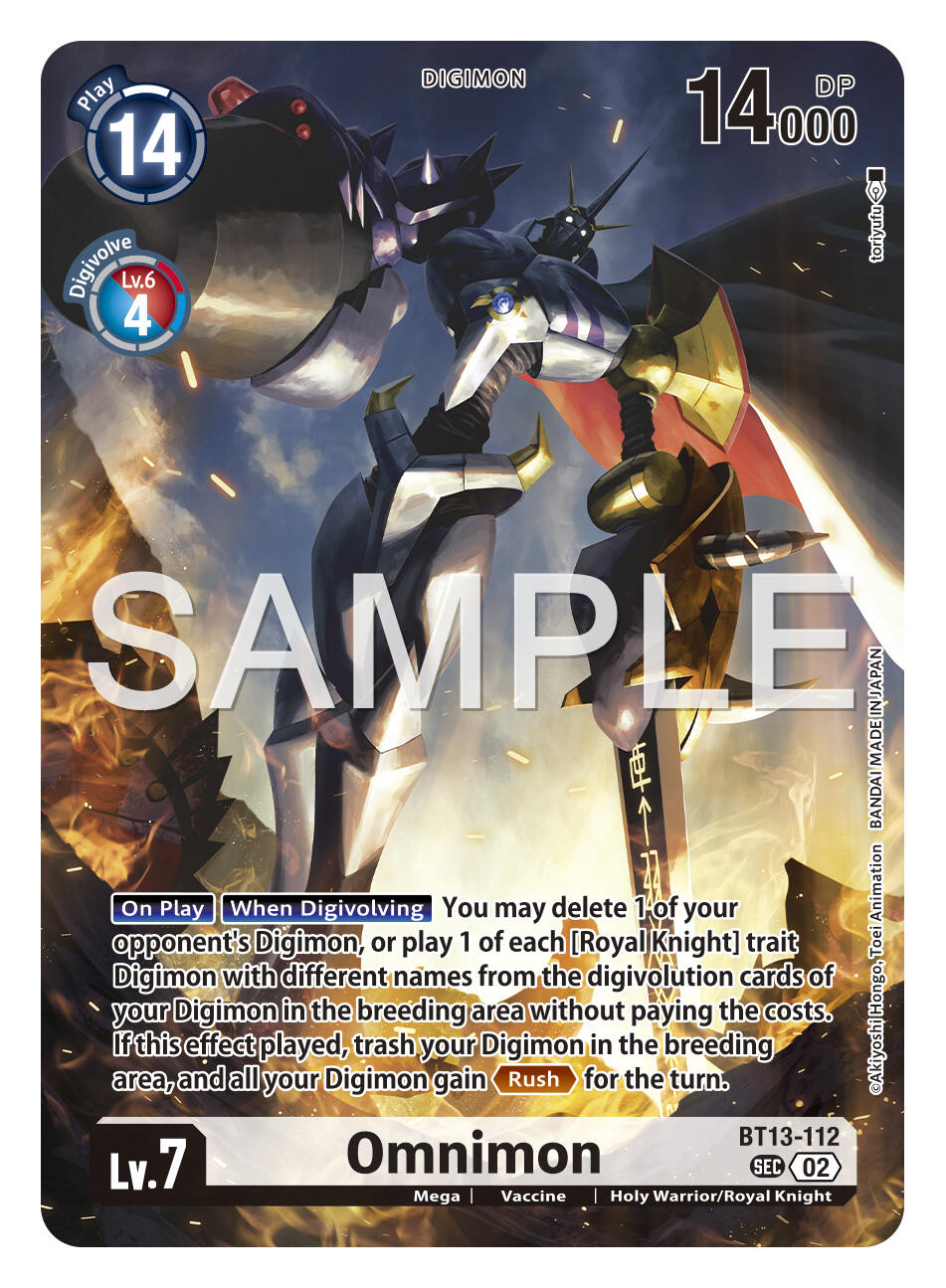 Image of Omnimon [BT13-112] [Limited Card Pack -Another Knight-]