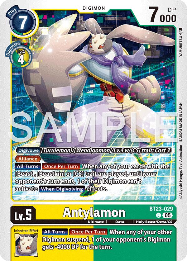 Image of Antylamon [BT23-029] [Hackers' Slumber]