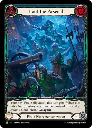 Image of Loot the Arsenal [GEM083] (GEM Pack 3)  Rainbow Foil