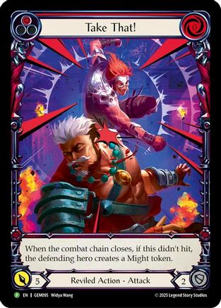 Image of Take That! [GEM095] (GEM Pack 3)  Rainbow Foil