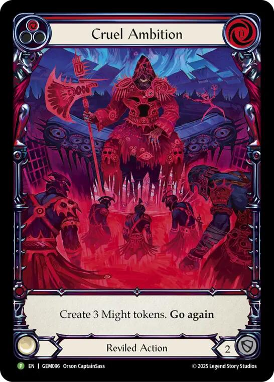Image of Cruel Ambition [GEM096] (GEM Pack 3)  Rainbow Foil