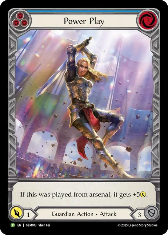 Image of Power Play [GEM103] (GEM Pack 3)  Rainbow Foil