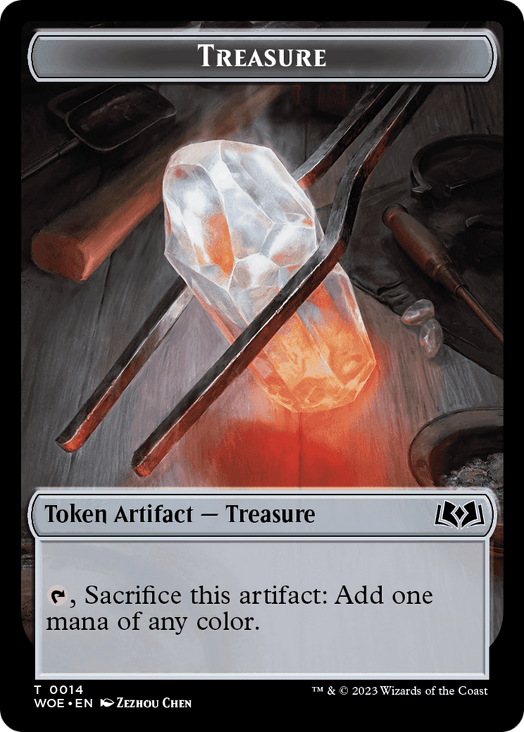 Image of Treasure Token [Wilds of Eldraine Tokens]