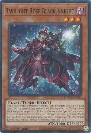 Image of Twilight Rose Black Knight [DOOD-EN005] Common