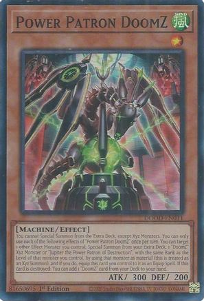 Image of Power Patron DoomZ [DOOD-EN011] Super Rare
