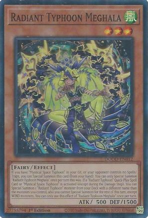 Image of Radiant Typhoon Meghala [DOOD-EN012] Super Rare