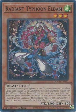 Image of Radiant Typhoon Eldam [DOOD-EN013] Super Rare