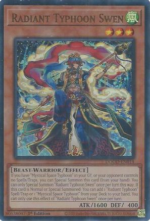 Image of Radiant Typhoon Swen [DOOD-EN014] Ultra Rare