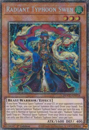 Image of Radiant Typhoon Swen (Starlight Rare) [DOOD-EN014] Starlight Rare