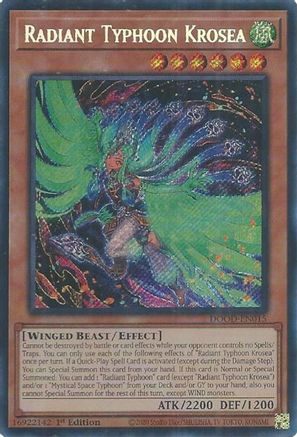 Image of Radiant Typhoon Krosea [DOOD-EN015] Secret Rare