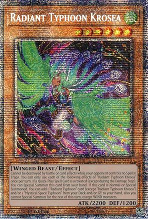 Image of Radiant Typhoon Krosea (Starlight Rare) [DOOD-EN015] Starlight Rare
