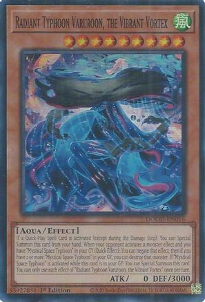 Image of Radiant Typhoon Varuroon, the Vibrant Vortex [DOOD-EN016] Super Rare