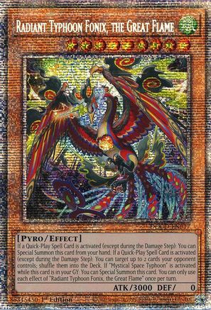 Image of Radiant Typhoon Fonix, the Great Flame (Starlight Rare) [DOOD-EN017] Starlight Rare