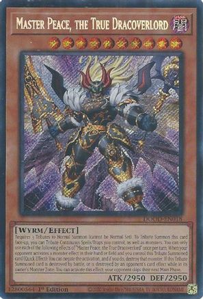 Image of Master Peace, the True Dracoverlord [DOOD-EN018] Secret Rare