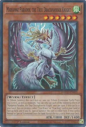 Image of Mariamne Paradox, the True Dracophoenix Knight [DOOD-EN019] Common