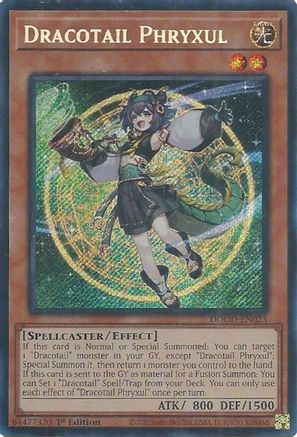 Image of Dracotail Phryxul [DOOD-EN023] Secret Rare