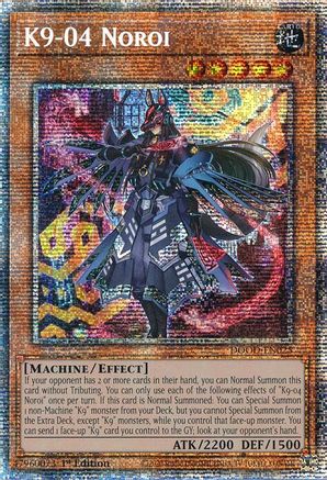 Image of K9-04 Noroi (Starlight Rare) [DOOD-EN025] Starlight Rare