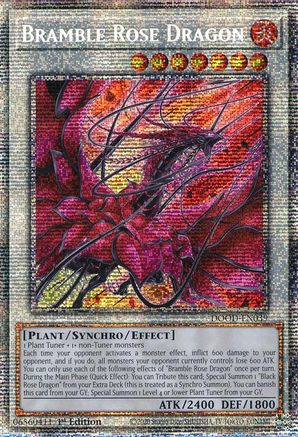 Image of Bramble Rose Dragon (Starlight Rare) [DOOD-EN039] Starlight Rare