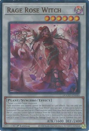 Image of Rage Rose Witch [DOOD-EN040] Ultra Rare