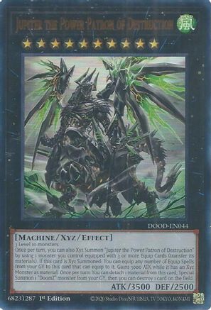 Image of Jupiter the Power Patron of Destruction [DOOD-EN044] Ultra Rare