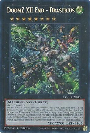 Image of DoomZ XII End - Drastrius [DOOD-EN045] Secret Rare