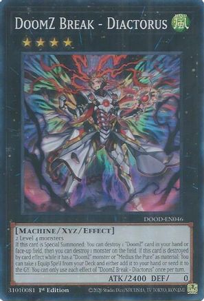 Image of DoomZ Break - Diactorus [DOOD-EN046] Super Rare