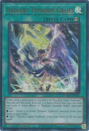 Image of Radiant Typhoon Chant [DOOD-EN061] Ultra Rare