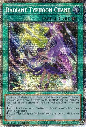 Image of Radiant Typhoon Chant (Starlight Rare) [DOOD-EN061] Starlight Rare