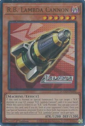 Image of R.B. Lambda Cannon [DOOD-EN090] Ultra Rare