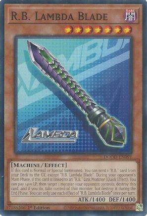 Image of R.B. Lambda Blade [DOOD-EN091] Common