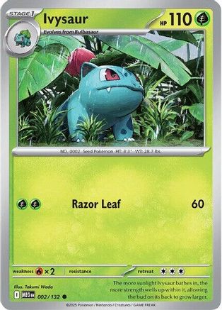 Image of Ivysaur (002/132) [Mega Evolution: Base Set]
