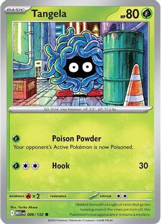Image of Tangela (006/132) [Mega Evolutions: Base Set]