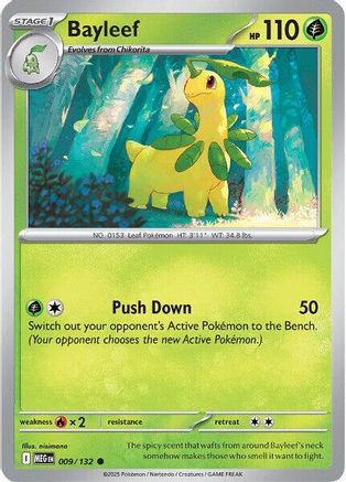 Image of Bayleef (009/132) [Mega Evolution: Base Set]