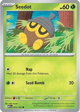 Image of Seedot (013/132) [Mega Evolution: Base Set]