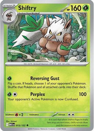Image of Shiftry (015/132) [Mega Evolution: Base Set]