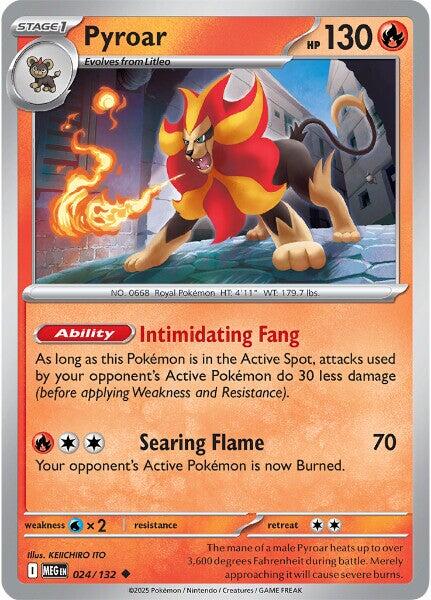 Image of Pyroar (024/132) [Mega Evolution: Base Set]