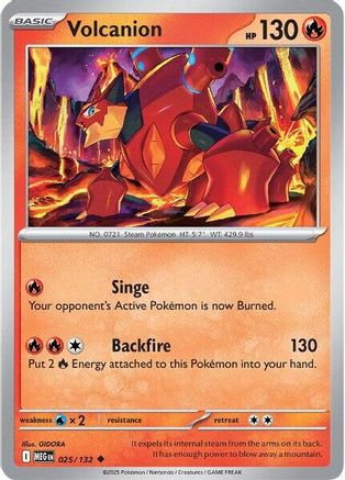 Image of Volcanion (025/132) [Mega Evolution: Base Set]