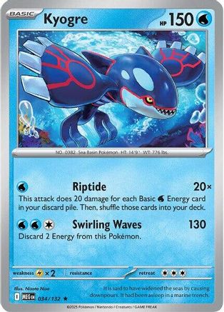 Image of Kyogre (034/132) [Mega Evolution: Base Set]