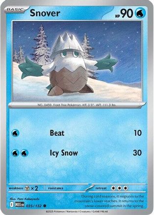 Image of Snover (035/132) [Mega Evolution: Base Set]