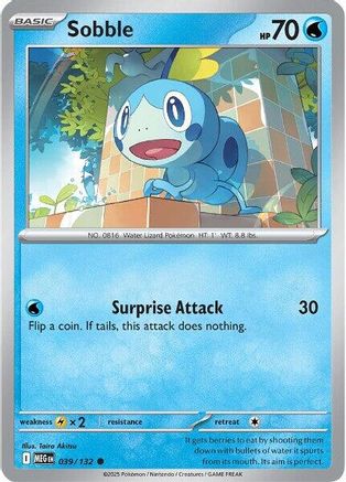 Image of Sobble (039/132) [Mega Evolution: Base Set]