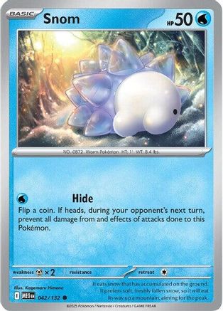 Image of Snom (042/132) [Mega Evolution: Base Set]