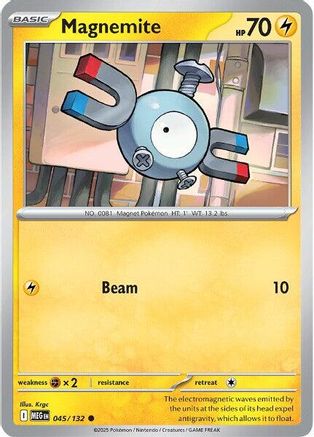 Image of Magnemite (045/132) [Mega Evolution: Base Set]