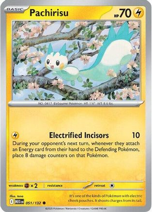 Image of Pachirisu (051/132) [Mega Evolution: Base Set]