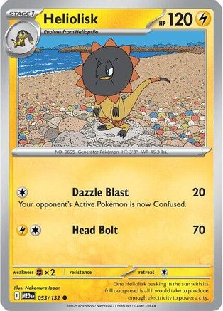Image of Heliolisk (053/132) [Mega Evolution: Base Set]