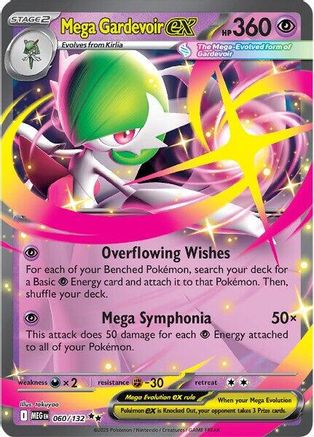 Image of Mega Gardevoir ex (060/132) [Mega Evolution: Base Set]