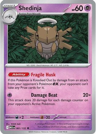 Image of Shedinja (061/132) [Mega Evolution: Base Set]