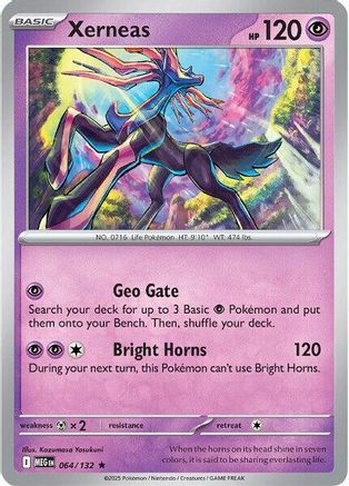 Image of Xerneas (064/132) [Mega Evolution: Base Set]