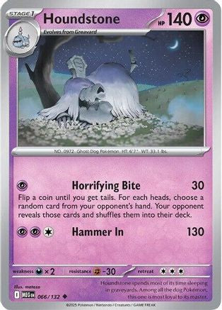 Image of Houndstone (066/132) [Mega Evolution: Base Set]