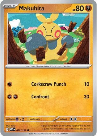 Image of Makuhita (072/132) [Mega Evolution: Base Set]