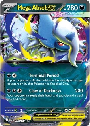 Image of Mega Absol ex (086/132) [Mega Evolution: Base Set]